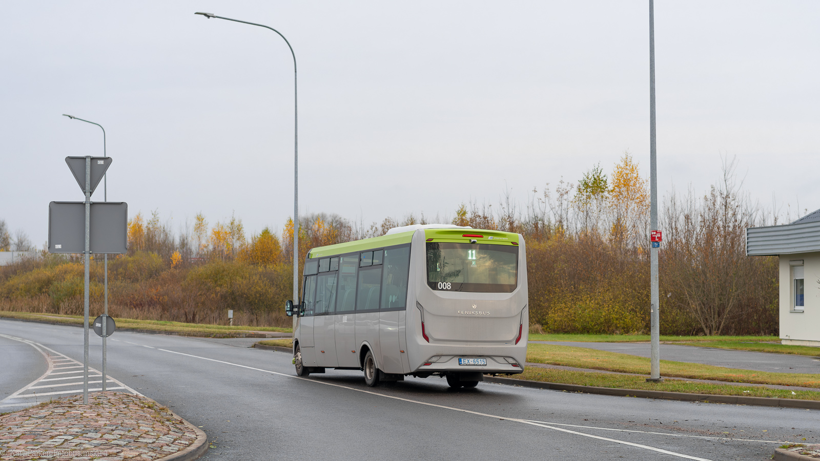 Латвия, Feniksbus FBI II 83M-E № 008