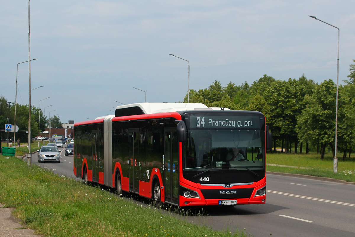 Литва, MAN 18C Lion's City 18 G NG320 EfficientHybrid № 440