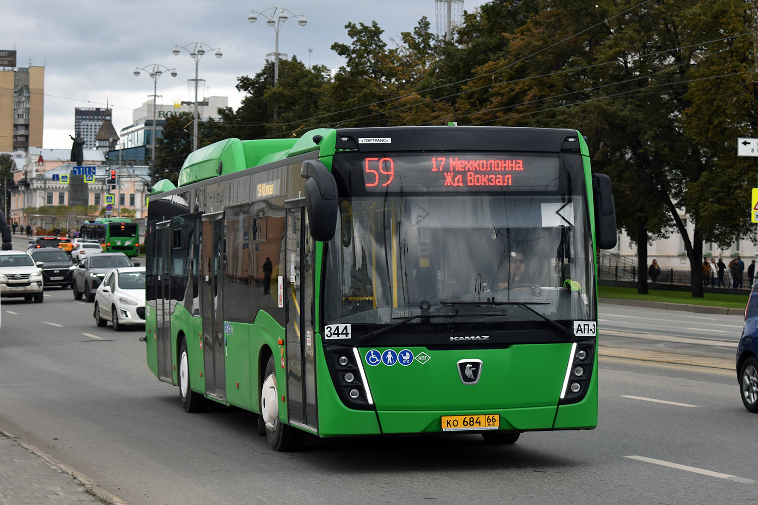 Свердловская область, НефАЗ-5299-40-57 (CNG) № 344