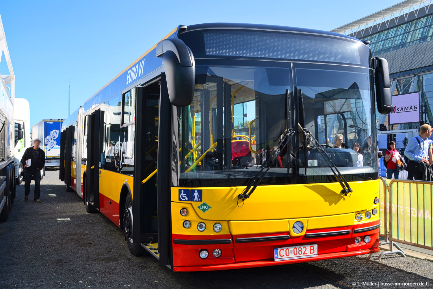 Польша, Solbus Solcity SM18 LNG № C0 082B; Нижняя Саксония — IAA Nutzfahrzeuge 2014 Польша, Solbus Solcity SM18 LNG № C0 082B; Нижняя Саксония — IAA Nutzfahrzeuge 2014