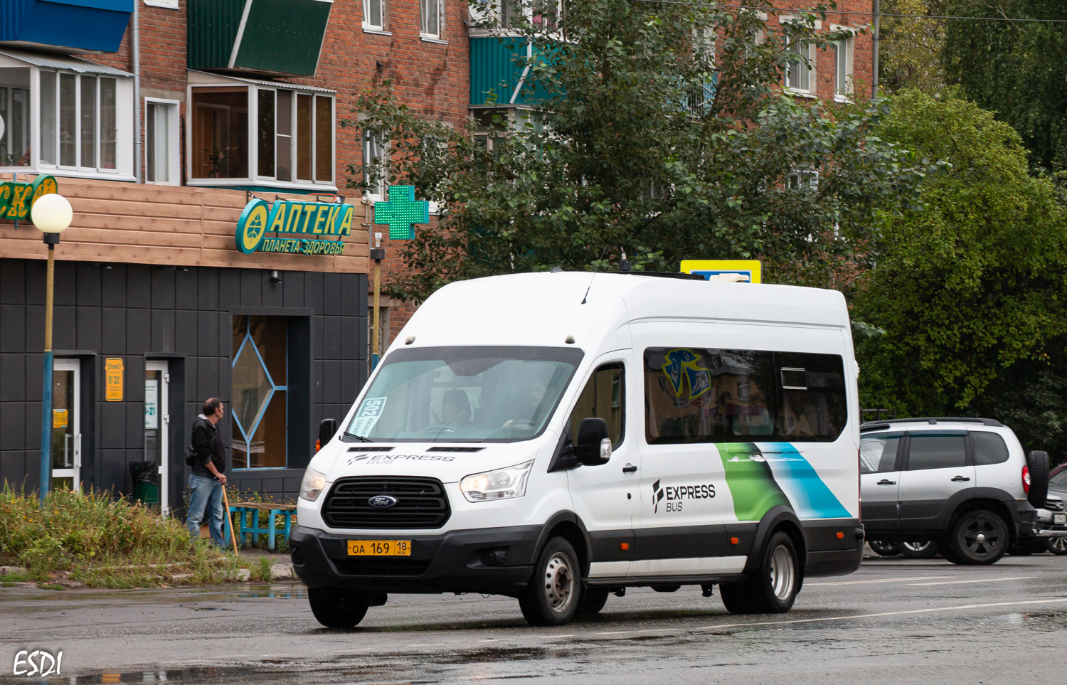 Удмуртия, Ford Transit FBD [RUS] (Z6F.ESG.) № ОА 169 18