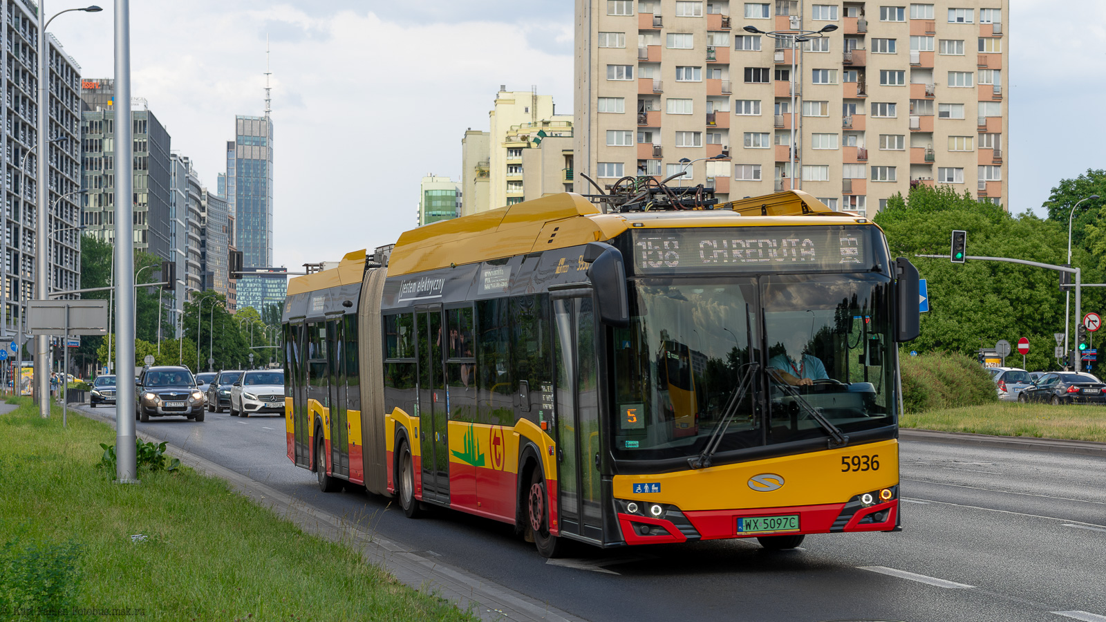 Польша, Solaris Urbino IV 18 electric № 5936