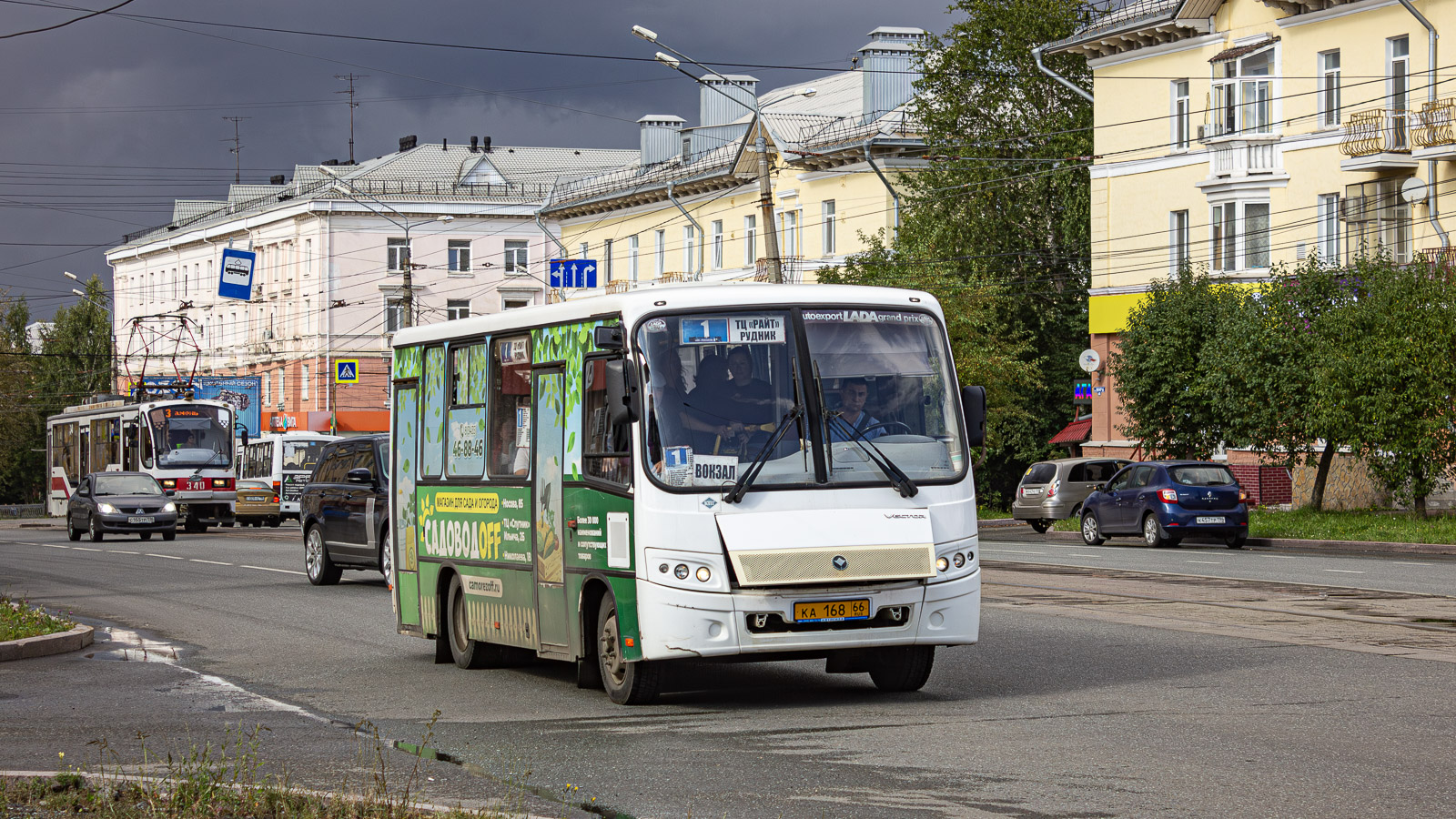 Свердловская область, ПАЗ-320302-02 "Вектор" № КА 168 66