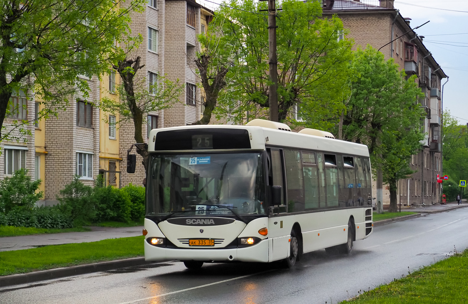 Вологодская область, Scania OmniLink I (Скания-Питер) № АК 335 35