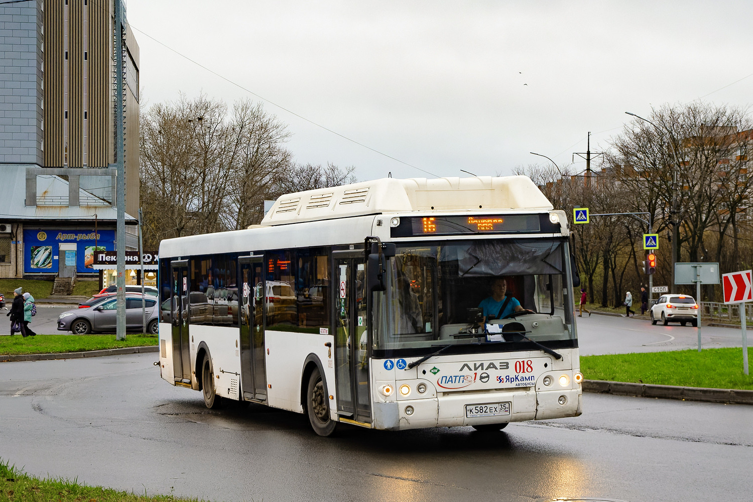 Вологодская область, ЛиАЗ-5292.67 (CNG) № 018