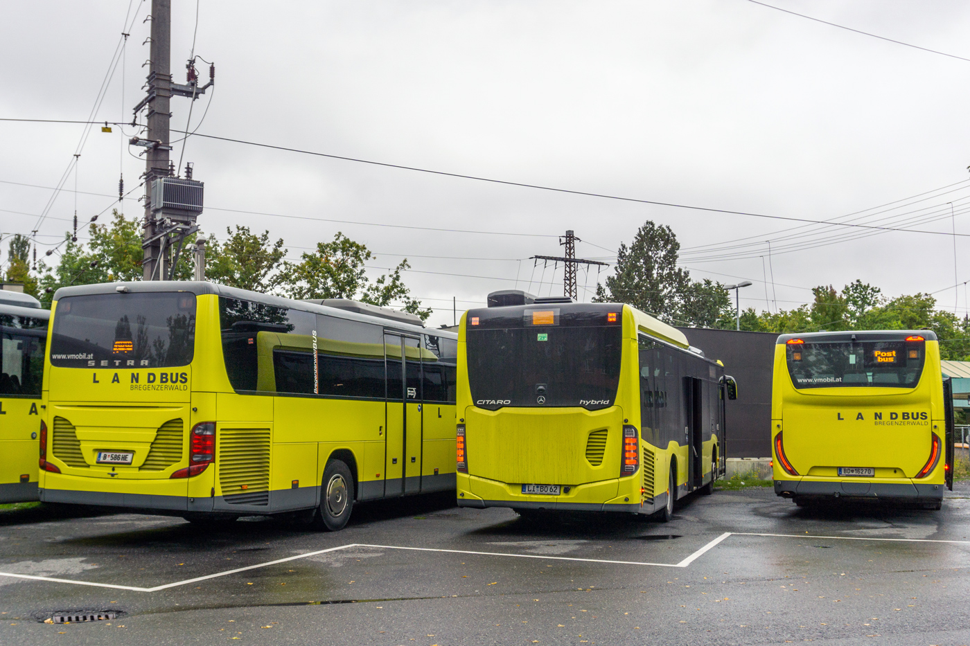 Бавария, Mercedes-Benz Citaro C2 LE hybrid № LI-BO 62; Австрия, IVECO Crossway LE LINE 12M № BD 16270