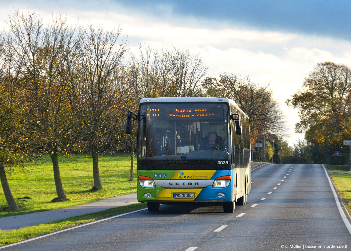 Мекленбург-Передняя Померания, Setra S418LE business № 3025