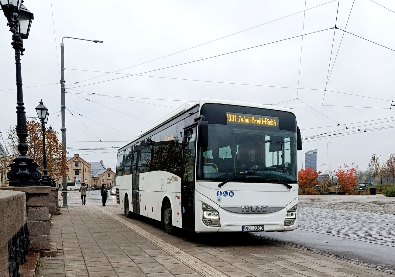 Латвия, IVECO Crossway LINE 12M NP № 163