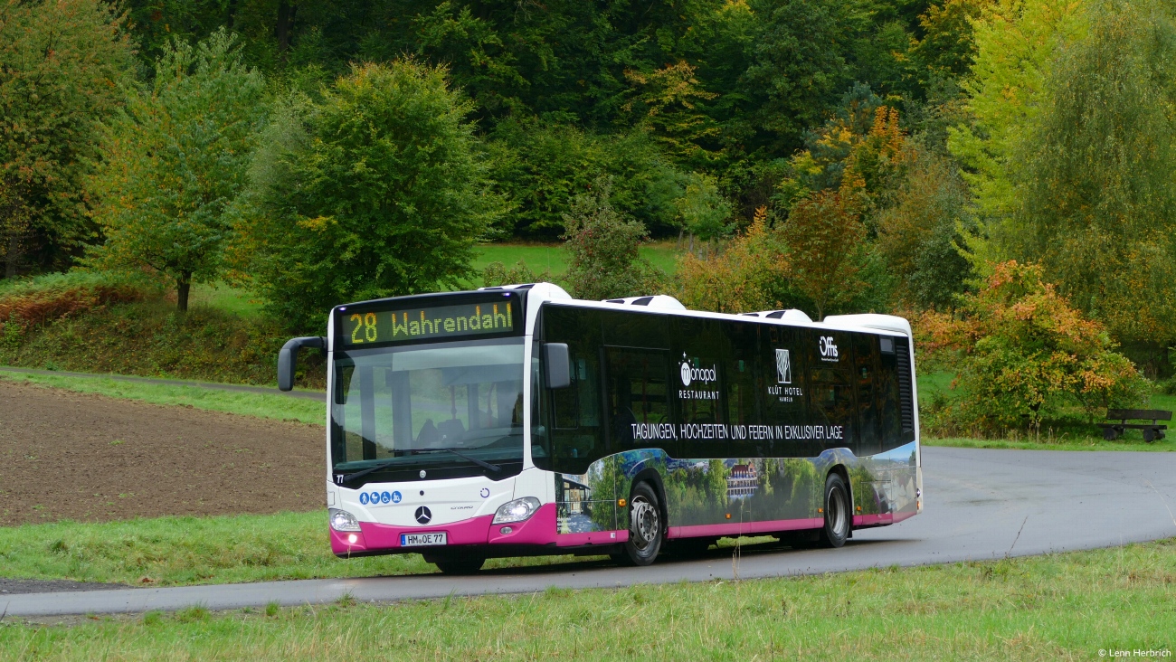 Нижняя Саксония, Mercedes-Benz Citaro C2 hybrid № 77