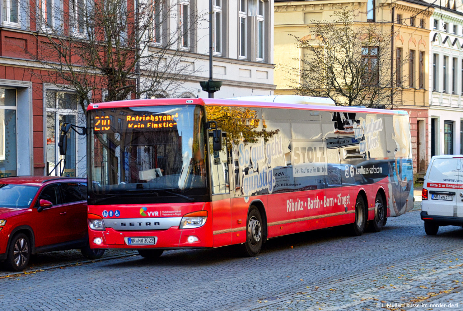 Мекленбург-Передняя Померания, Setra S418LE business № 3022