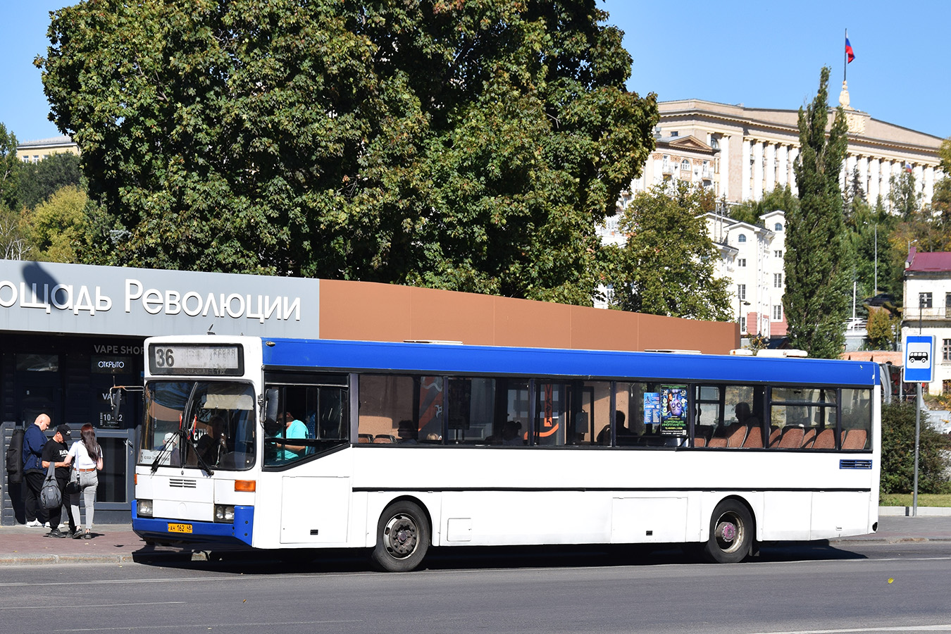 Липецкая область, Mercedes-Benz O405 № АН 162 48