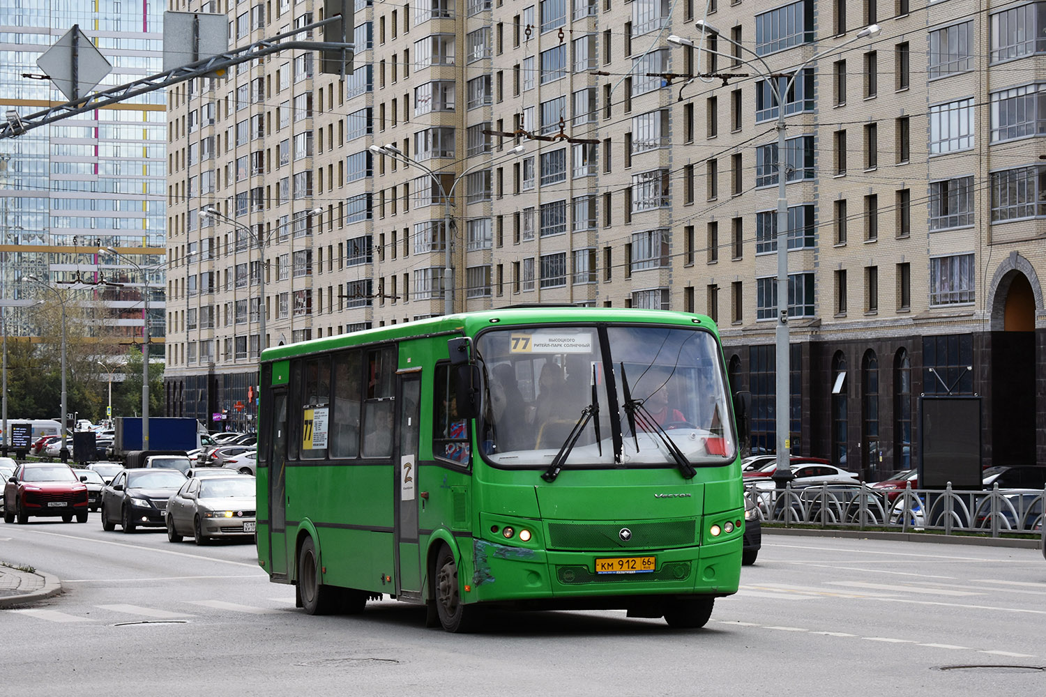 Свердловская область, ПАЗ-320412-04 "Вектор" № КМ 912 66