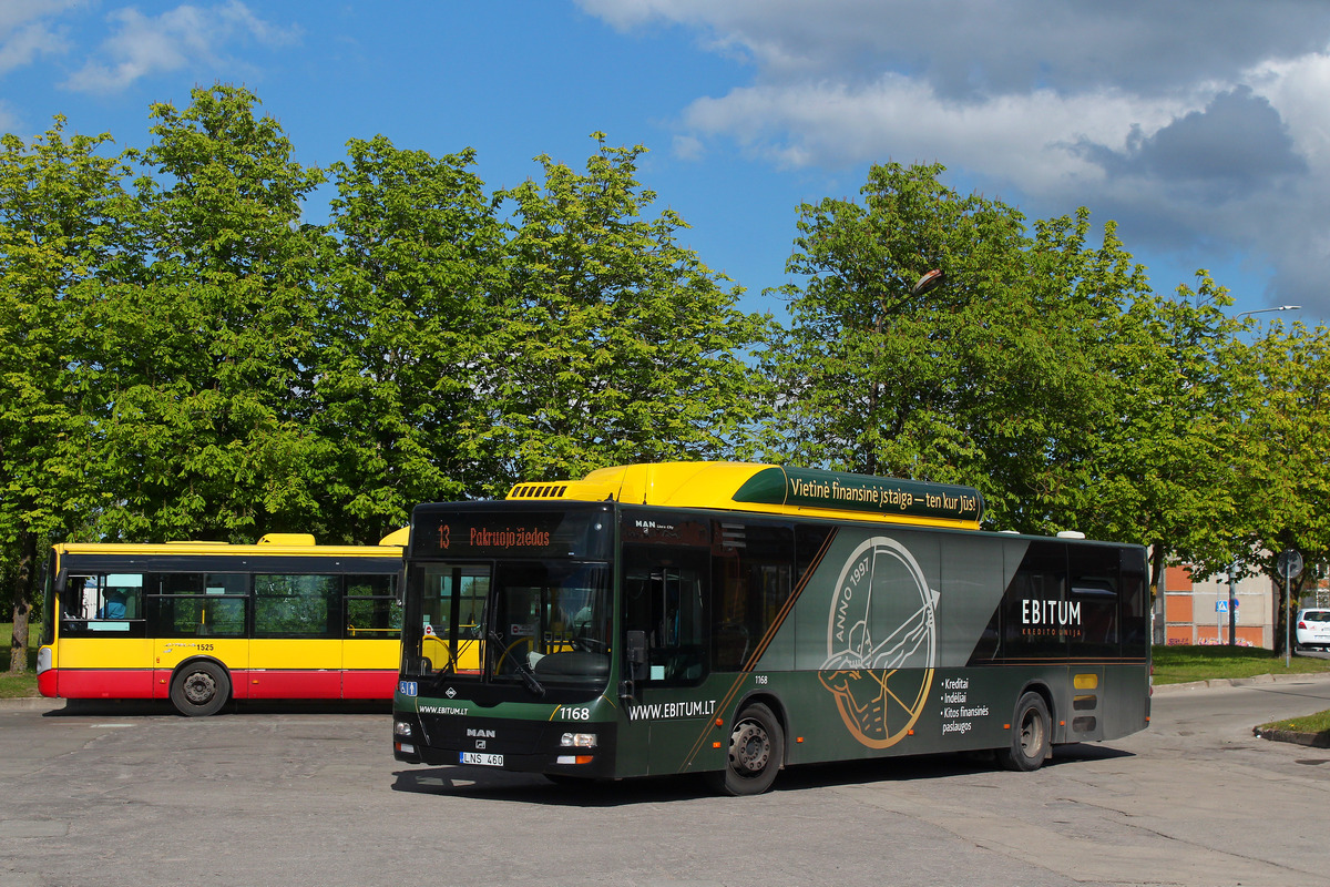 Литва, MAN A21 Lion's City NL243 CNG № 1168
