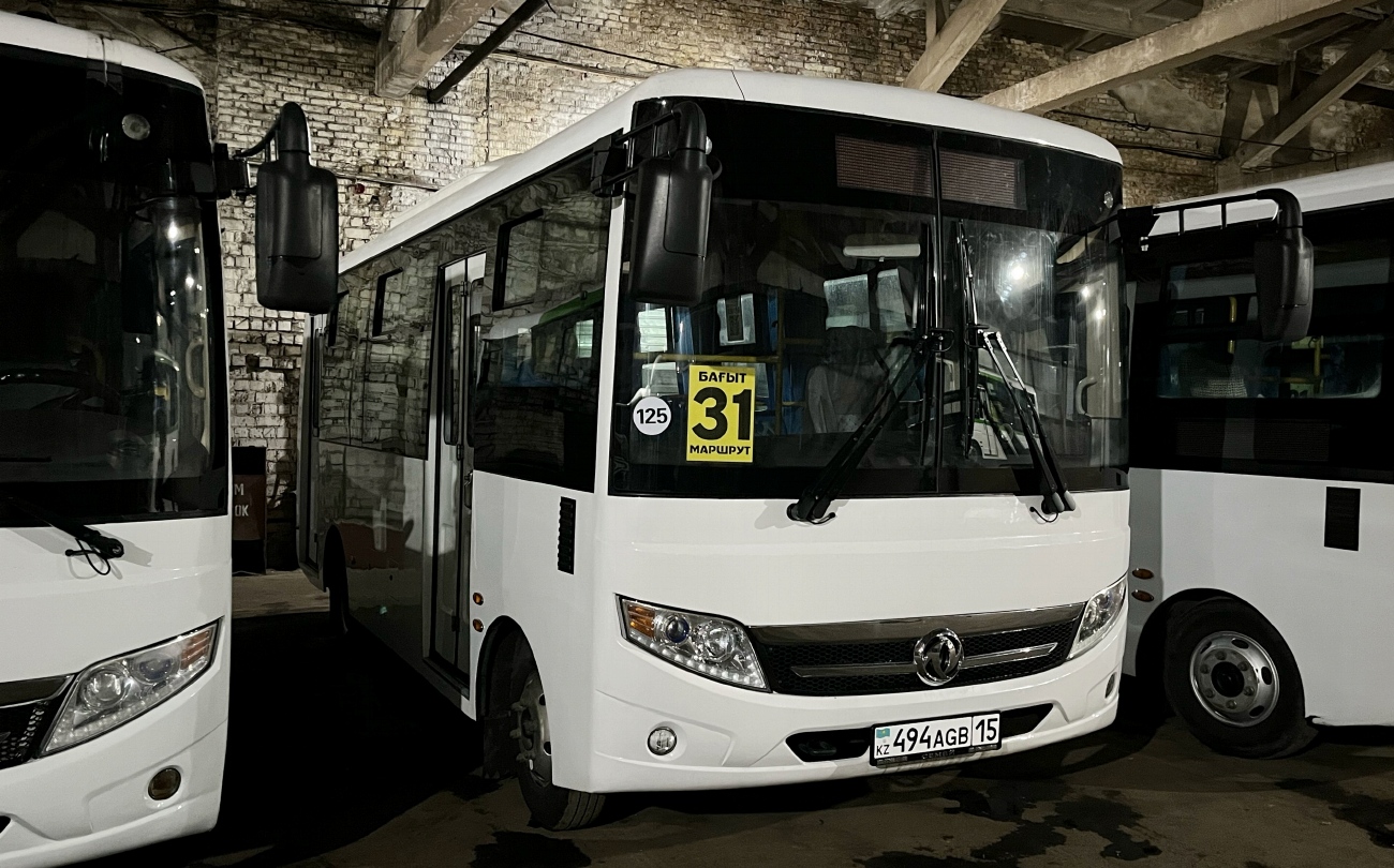 North Kazakhstan province, Dongfeng BWC6665GA5 (Qilu/SemAZ) č. 494 AGB 15