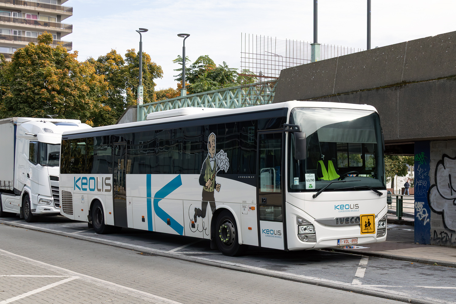 Бельгия, IVECO Crossway LINE 13M № 18085