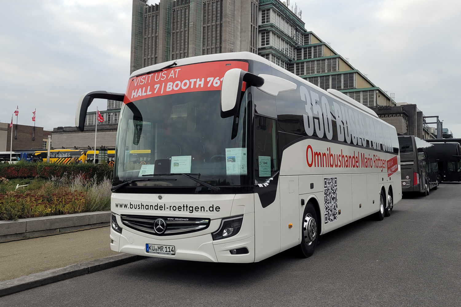 Бавария, Mercedes-Benz Tourismo III L 17RHD № KU-MR 114; Бельгия — Busworld Europe 2025