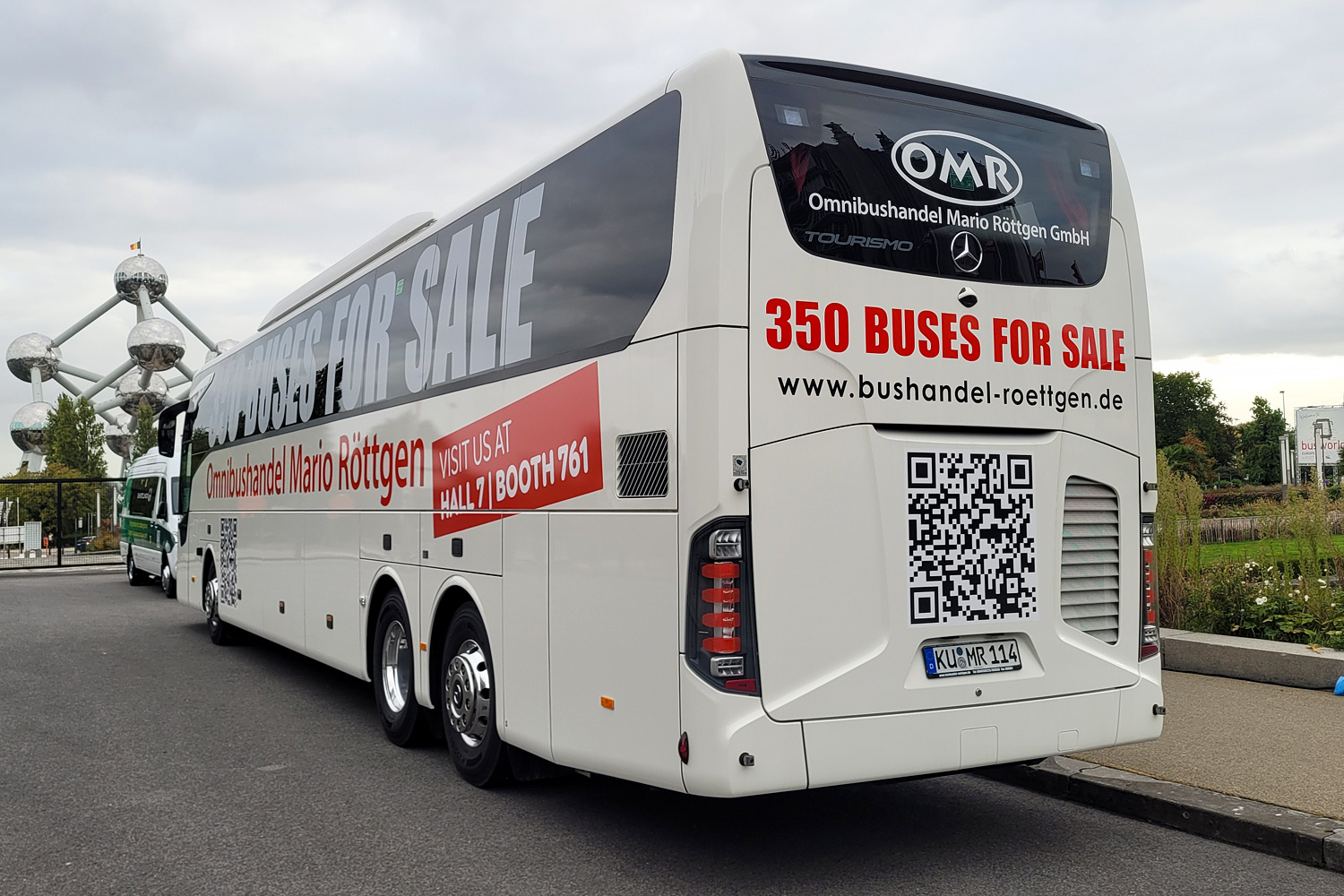 Бавария, Mercedes-Benz Tourismo III L 17RHD № KU-MR 114; Бельгия — Busworld Europe 2025
