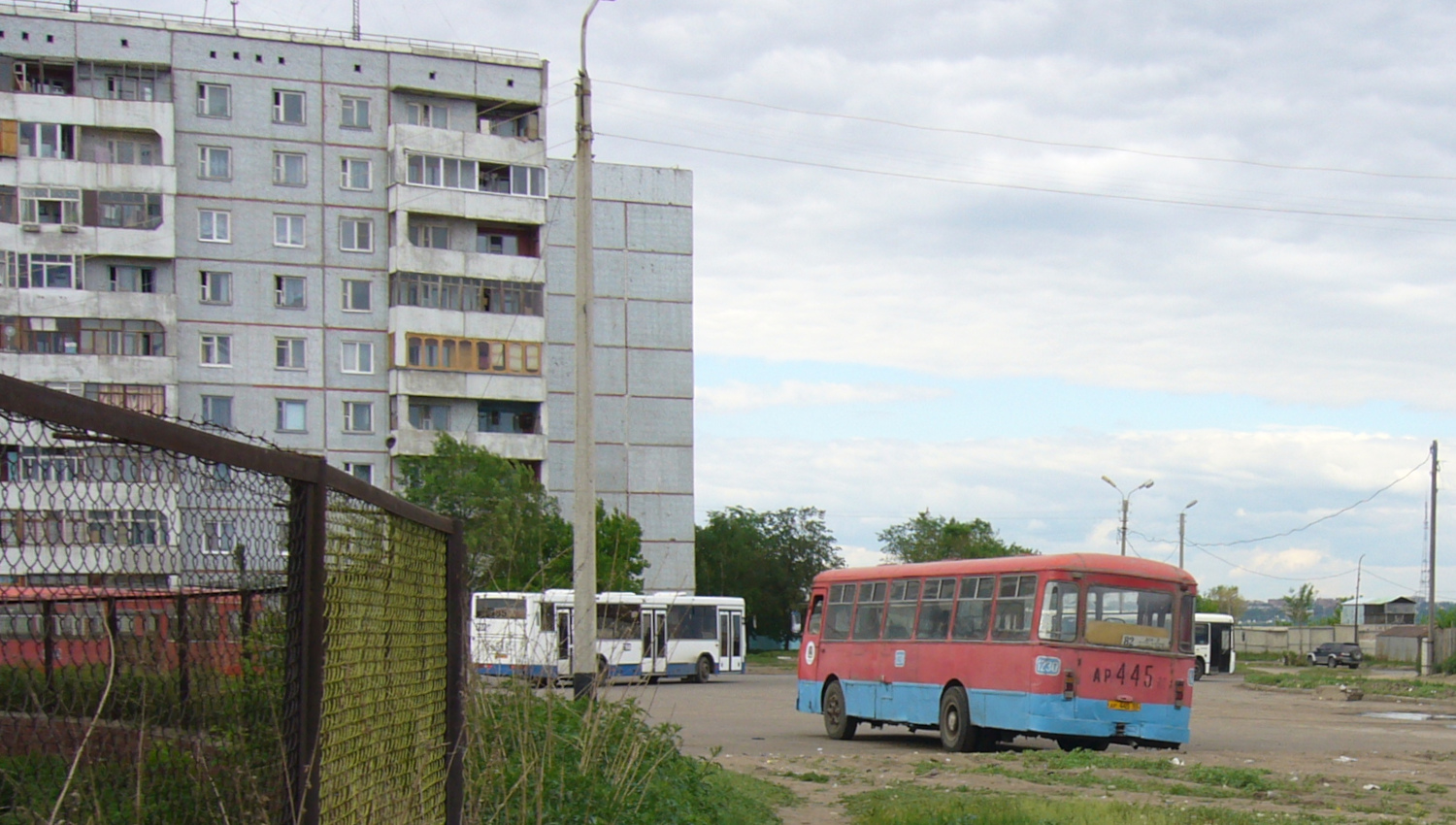 Омская область, ЛиАЗ-677М № 1230; Омская область &mdash; Конечные остановки