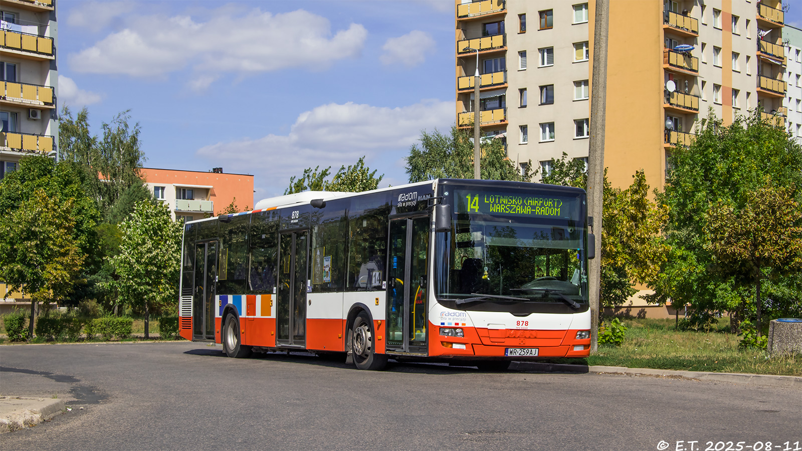 Польша, MAN A21 Lion's City NL263 № 878
