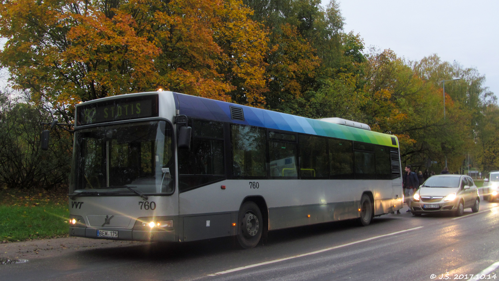 Литва, Volvo 7700 № 760