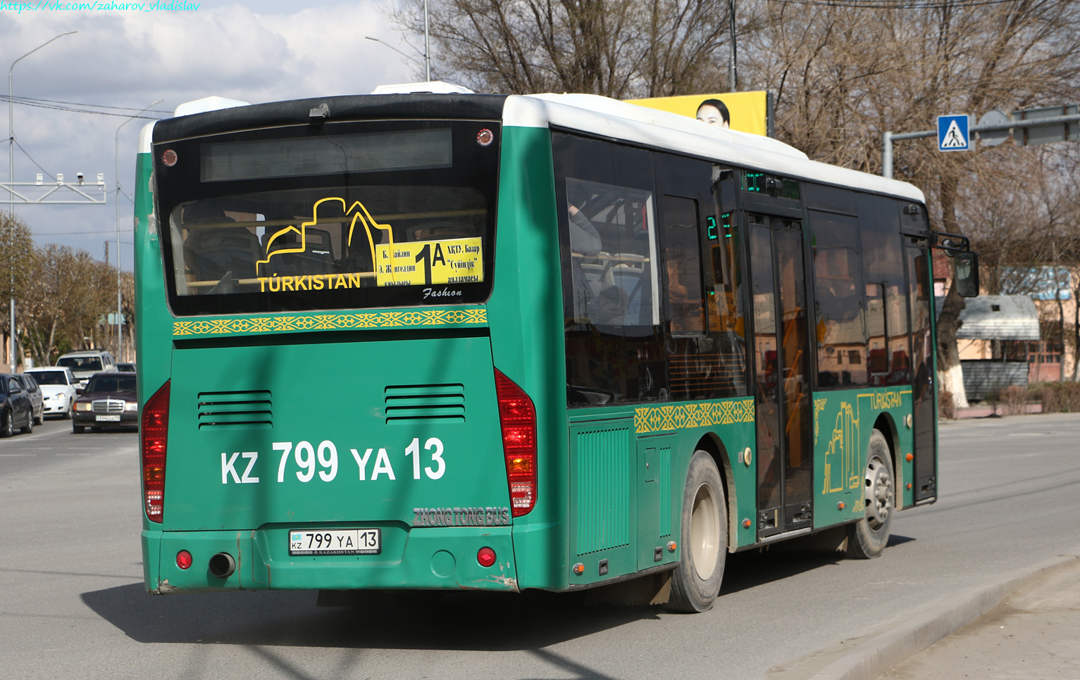 Туркестанская область, Zhong Tong LCK6950HG № 799 YA 13