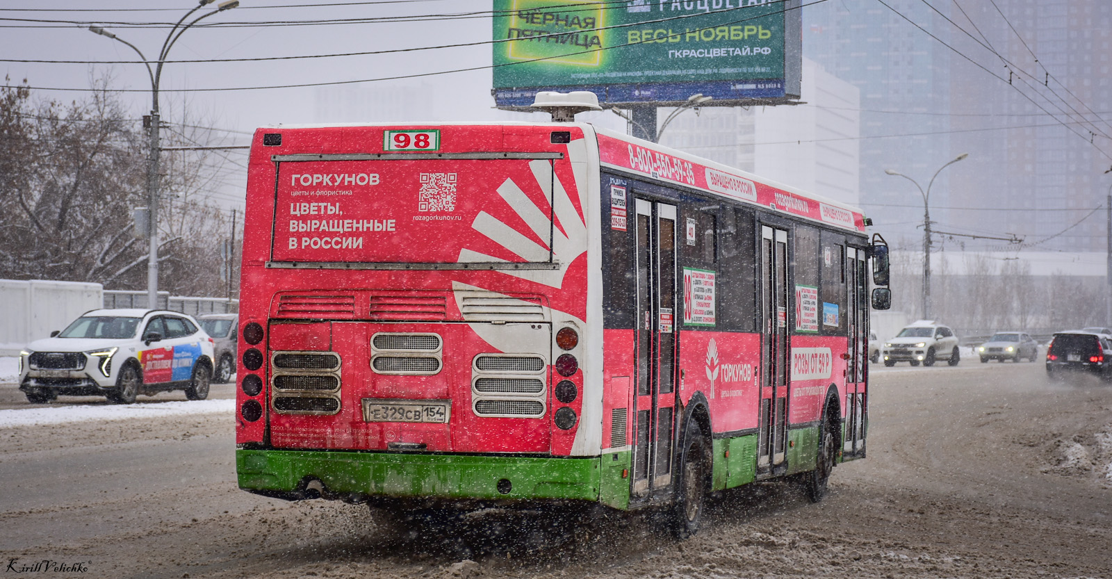 Новосибирская область, ЛиАЗ-5256.60 № Е 329 СВ 154