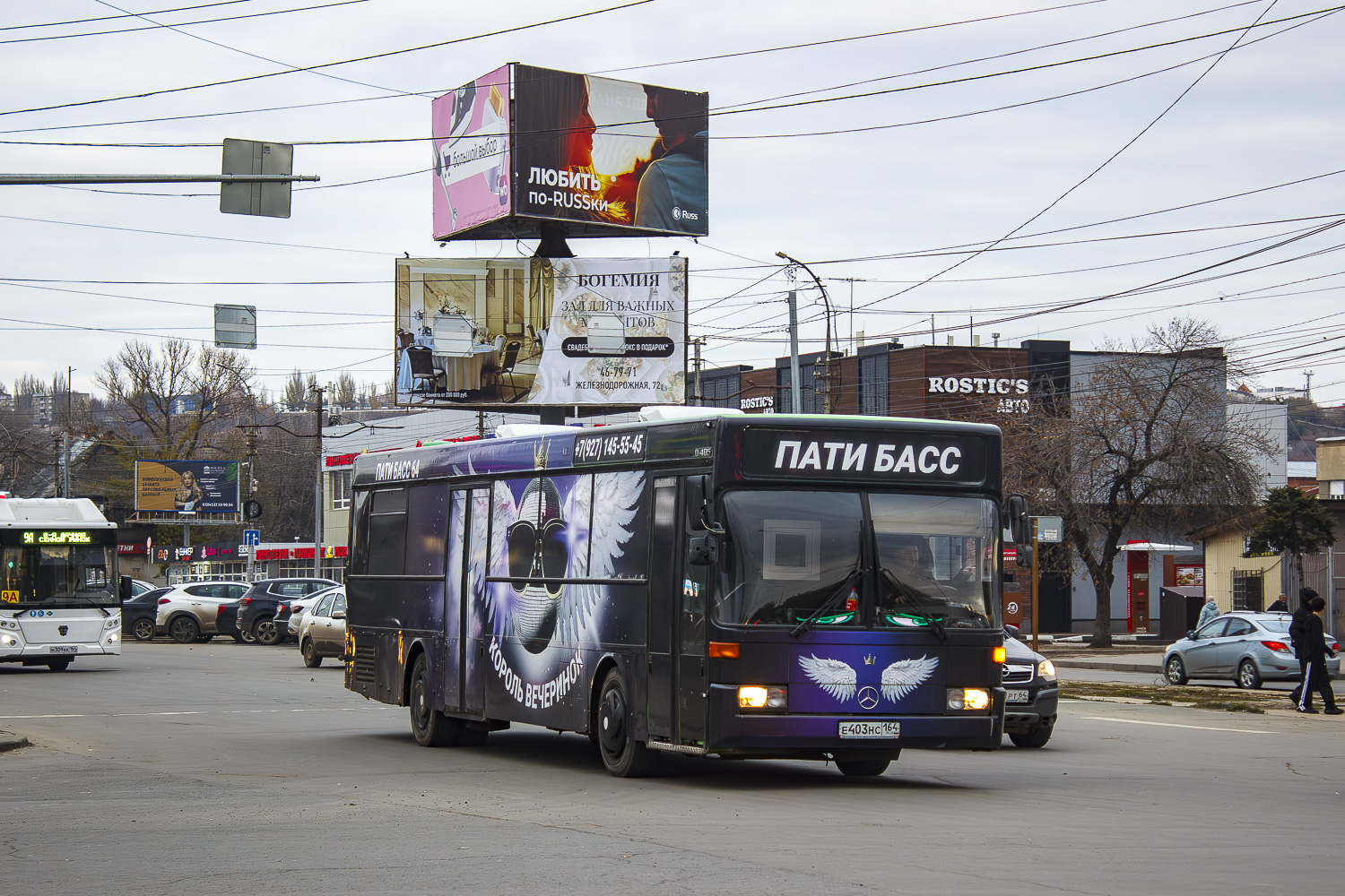 Саратовская область, Mercedes-Benz O405 № Е 403 НС 164