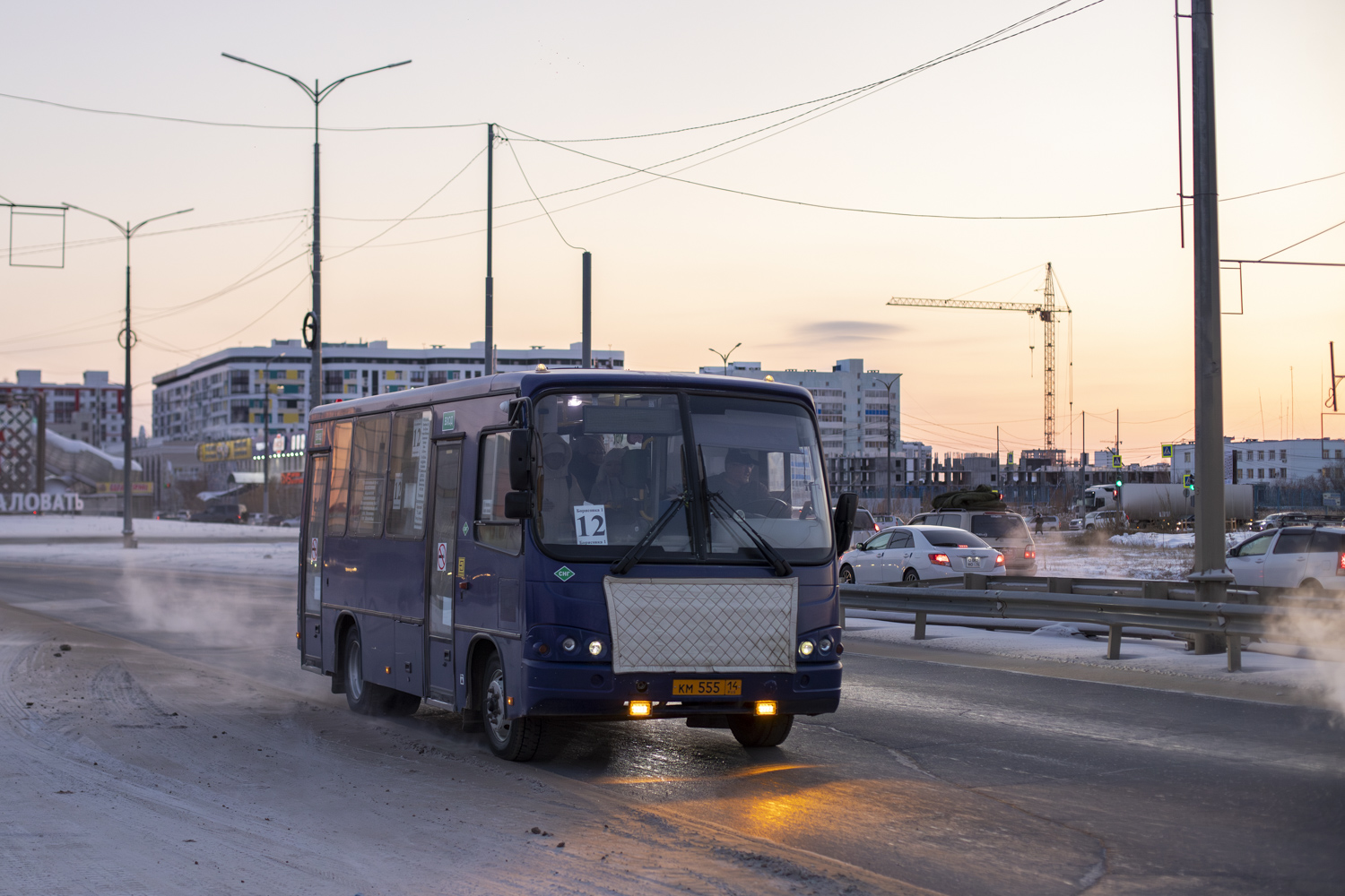 Саха (Якутия), ПАЗ-320302-08 № КМ 555 14