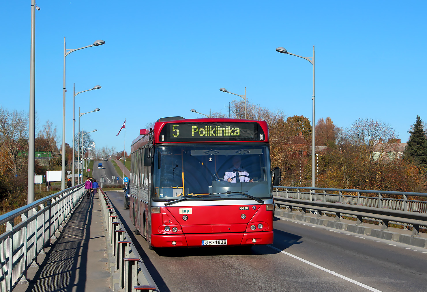 Латвия, Vest V10LE № JB-1839