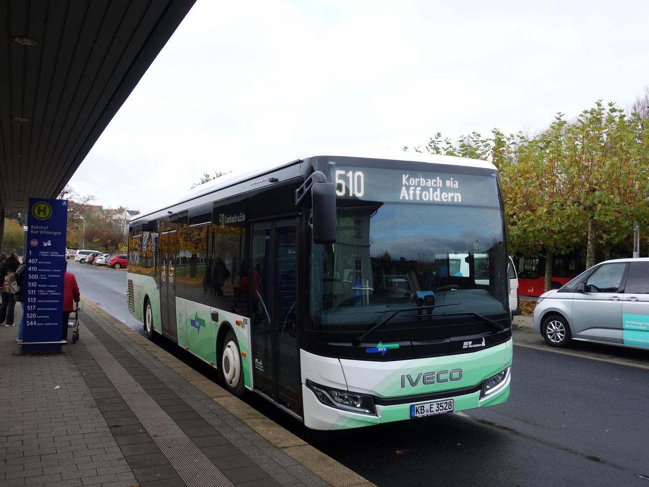 Гессен, IVECO Crossway LE 12M (все) № KB-E 3528