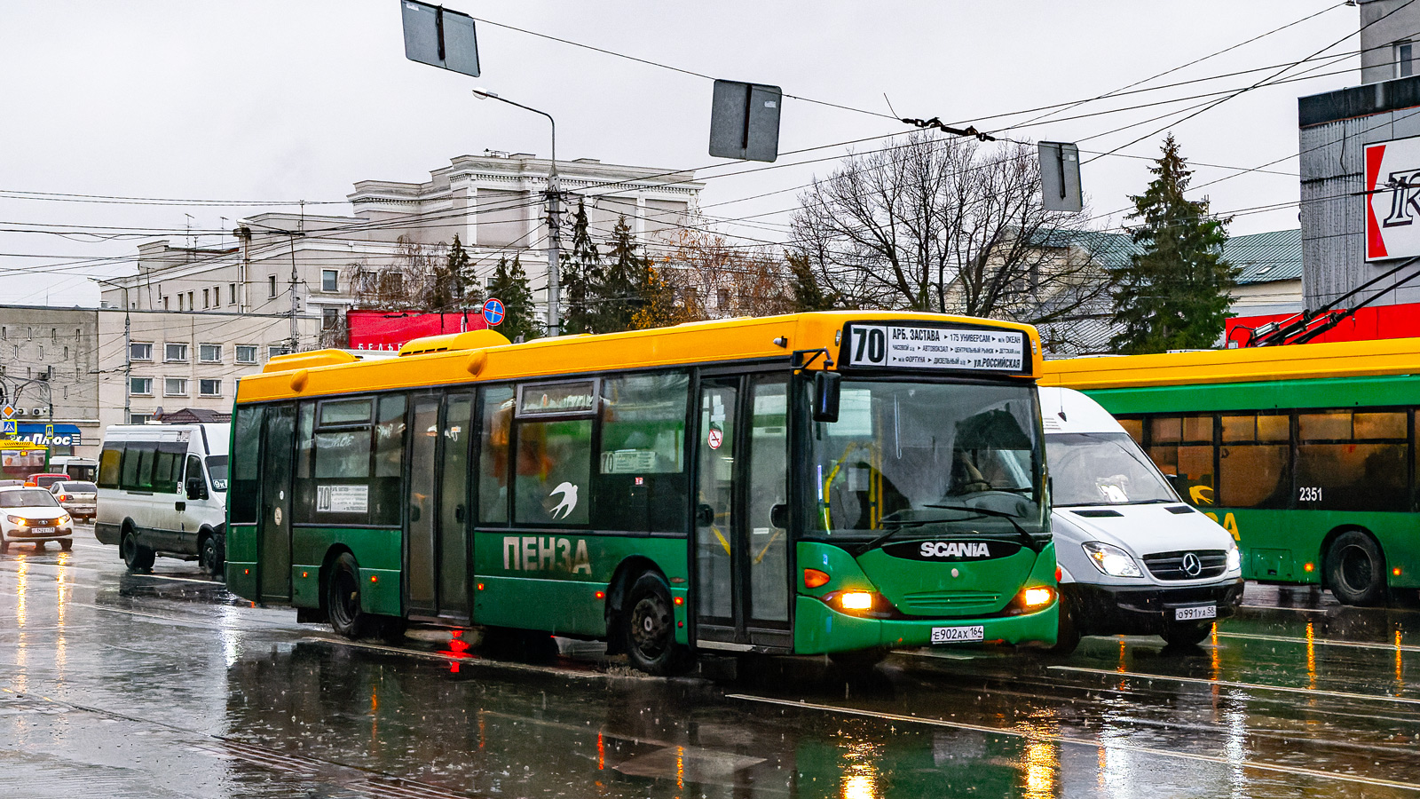 Penza region, Scania OmniLink I (Scania-St.Petersburg) № Е 902 АХ 164