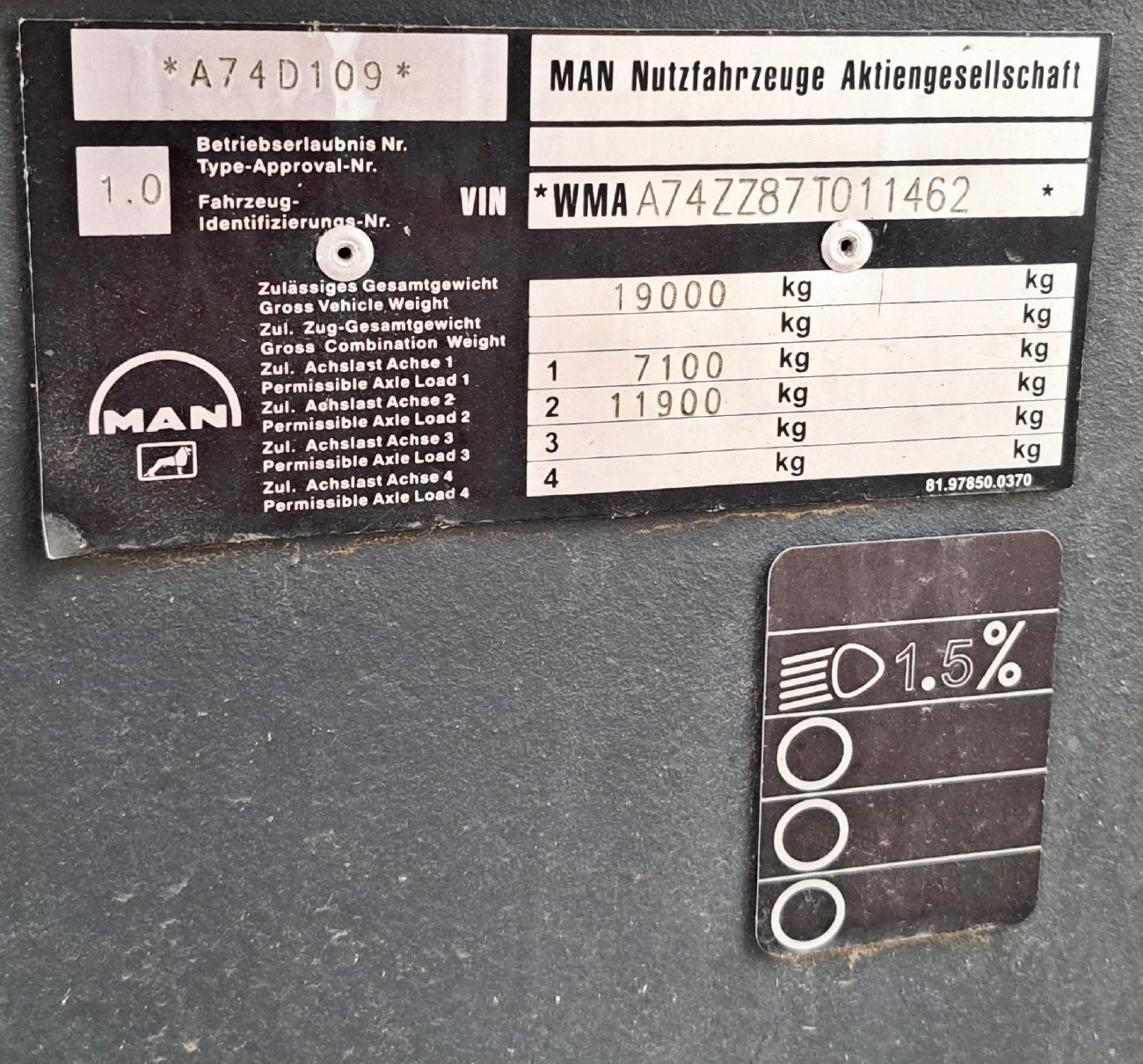 Астана, MAN A74 Lion's Classic SL283 № G001