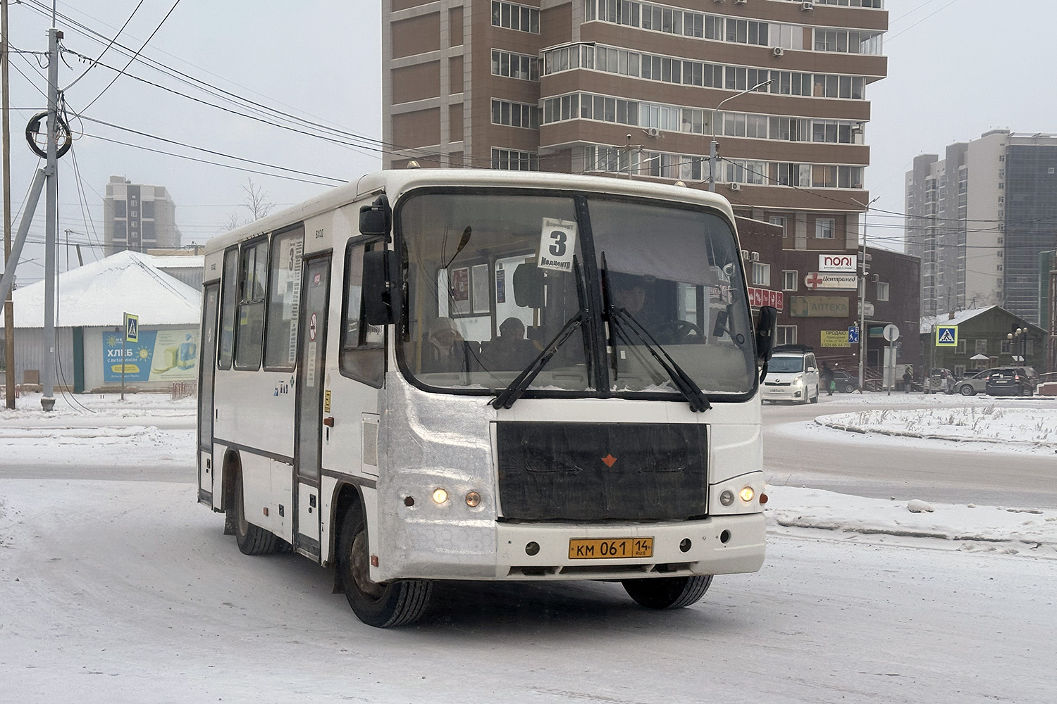 Саха (Якутия), ПАЗ-320302-08 № КМ 061 14