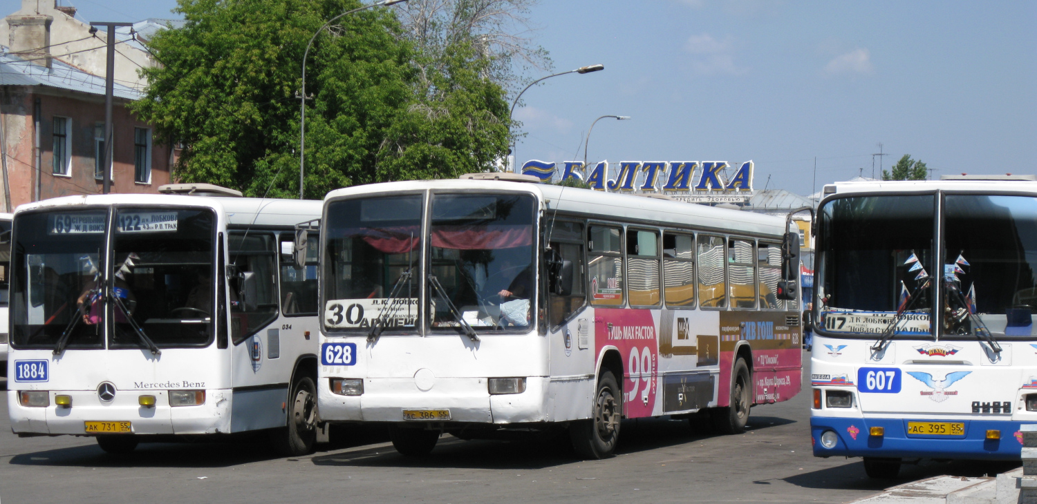 Омская область, Mercedes-Benz O345 № 628