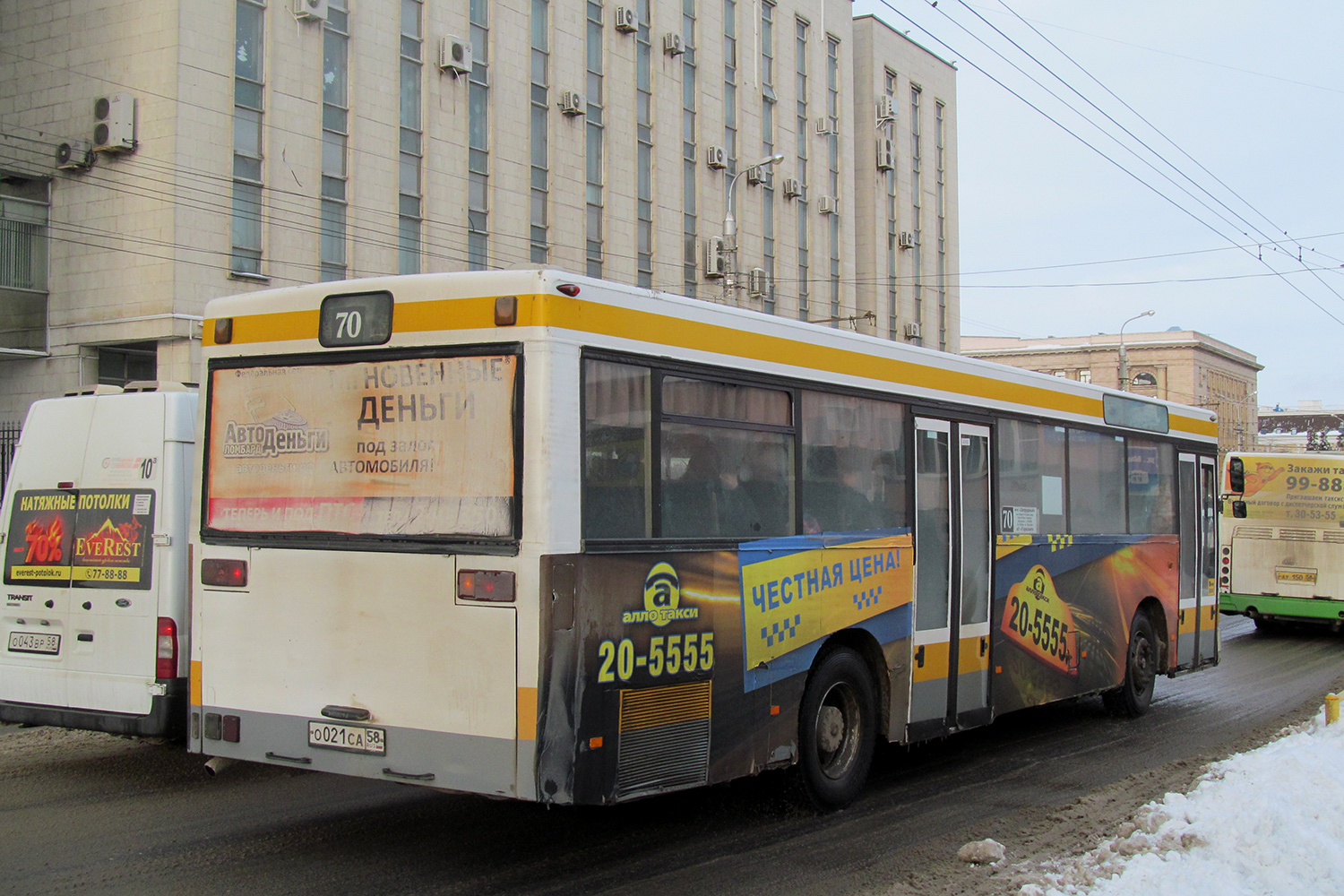 Пензенская область, MAN 791 SL202 № О 021 СА 58