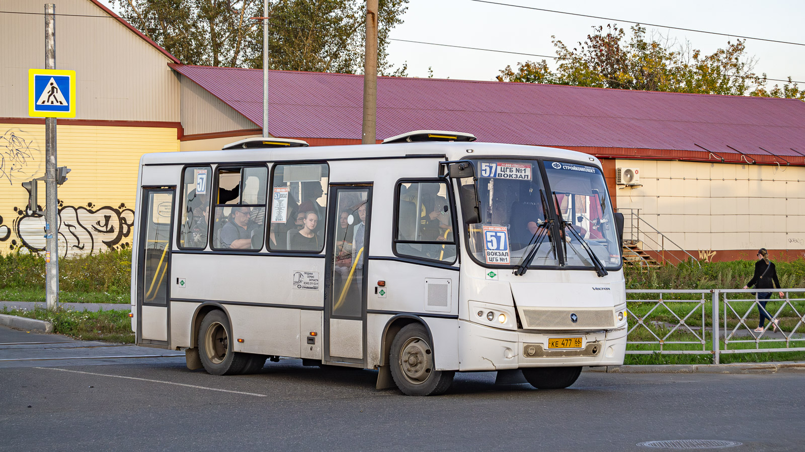 Свердловская область, ПАЗ-320302-33 "Вектор" № КЕ 477 66