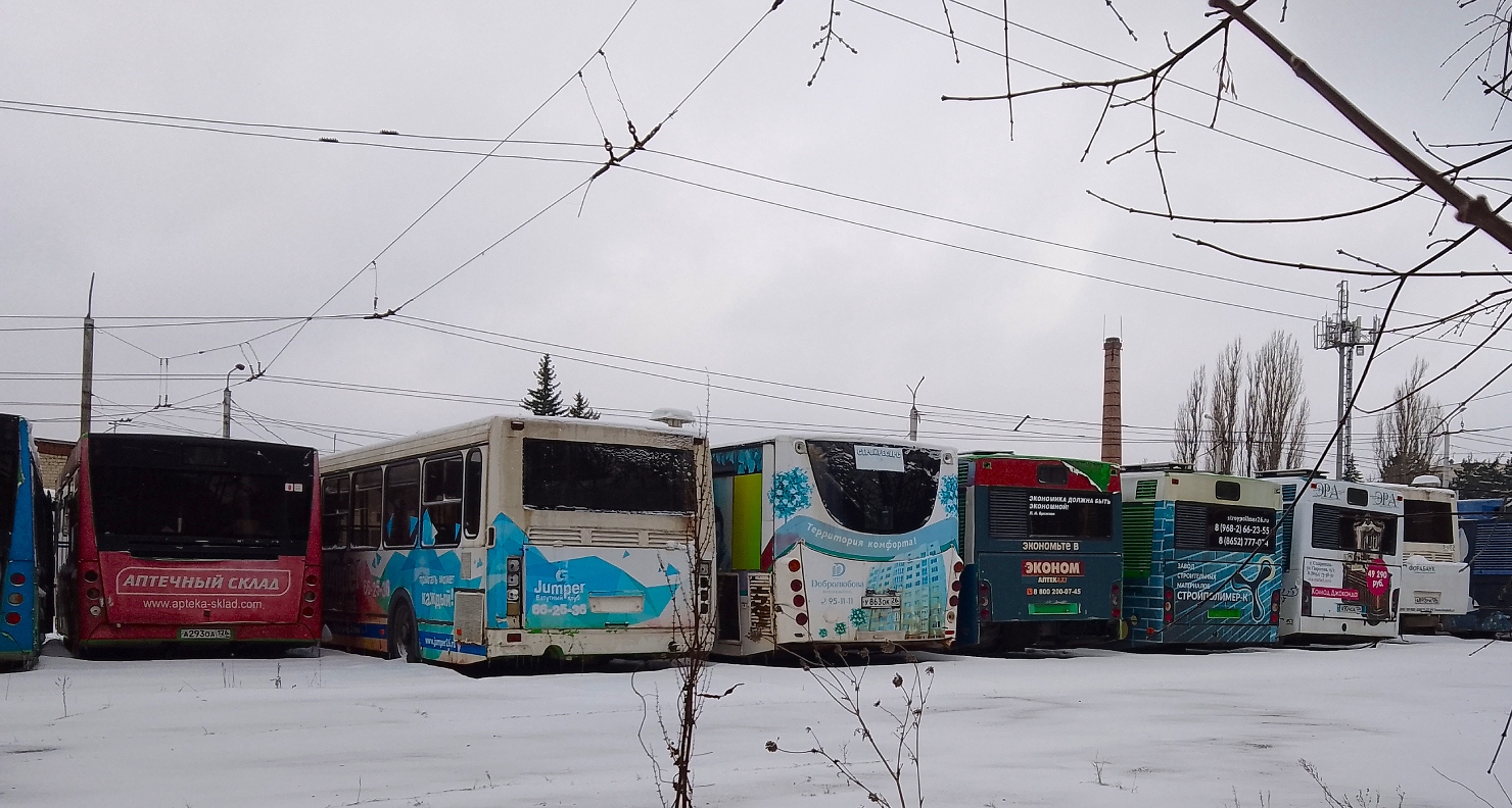 Ставропольский край, МАЗ-206.067 № 05; Ставропольский край, ВМЗ-4252 "Олимп" № У 863 ОК 26; Ставропольский край, МАЗ-103.465 № 24; Ставропольский край — Предприятия автобусного транспорта; Ставропольский край — Разные фотографии