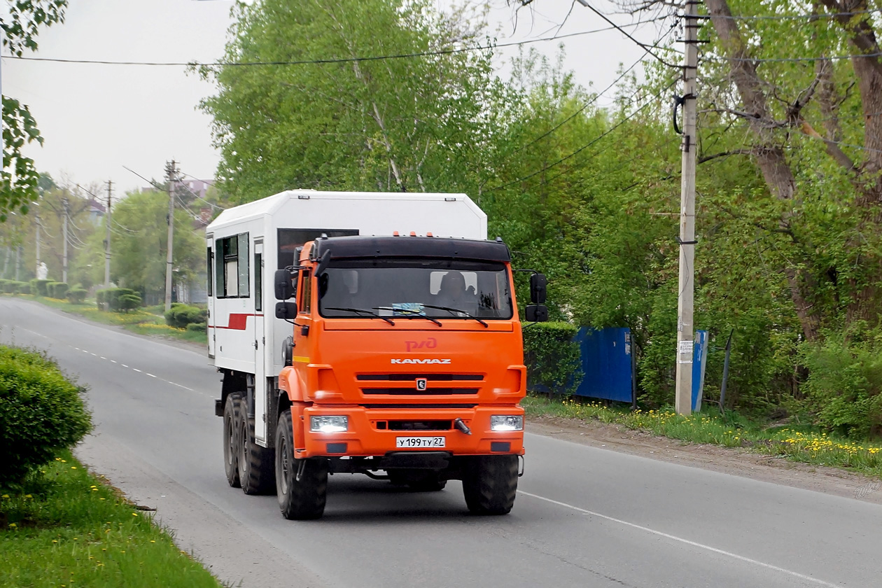 Хабаровский край, НефАЗ-4208-25 № У 199 ТУ 27