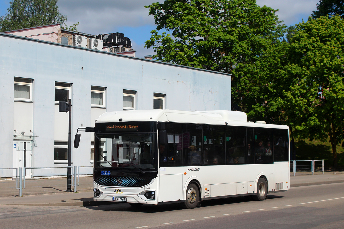 Литва, King Long PEV9 № 123