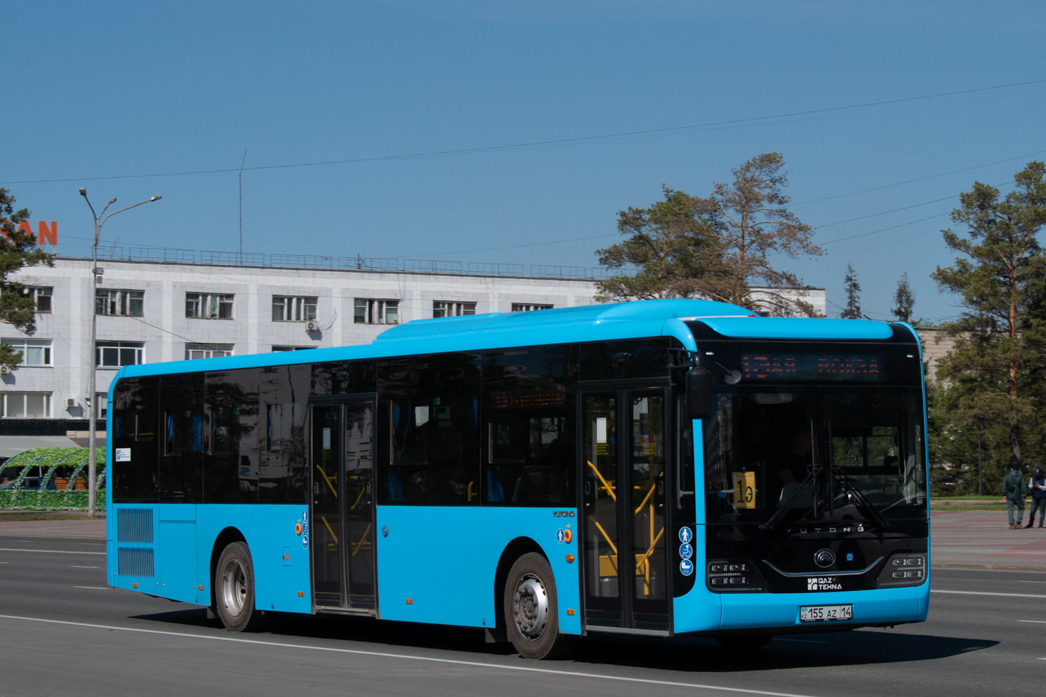 Павлодарская область, Yutong ZK6126HG (QazTehna) № 155 AZ 14