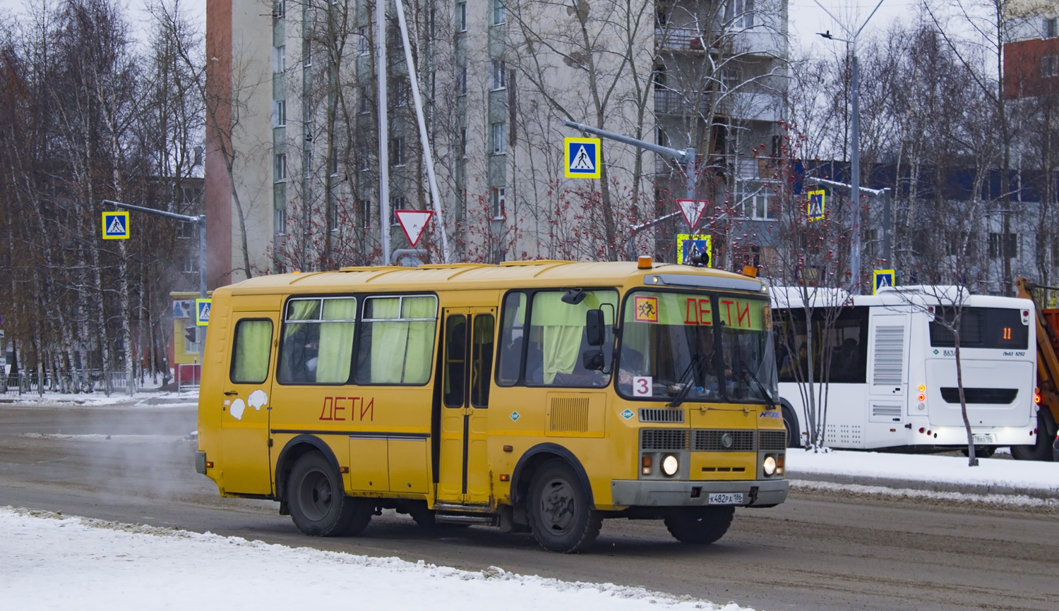 Ханты-Мансийский АО, ПАЗ-32053-70 № К 482 РА 186