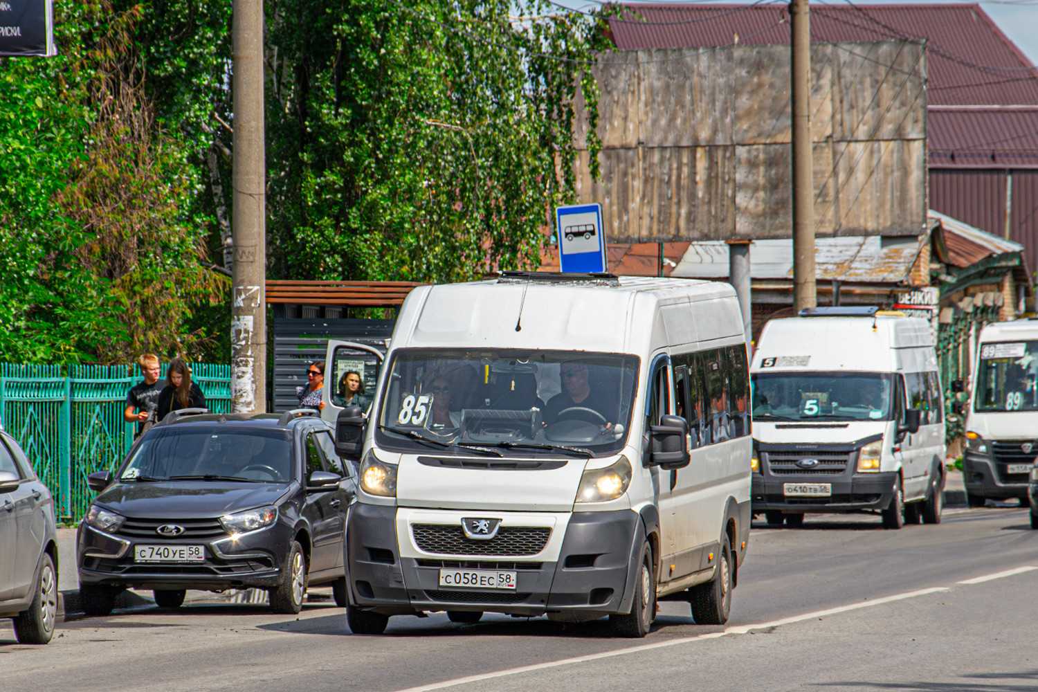 Пензенская область, Нижегородец-2227SK (Peugeot Boxer) № С 058 ЕС 58