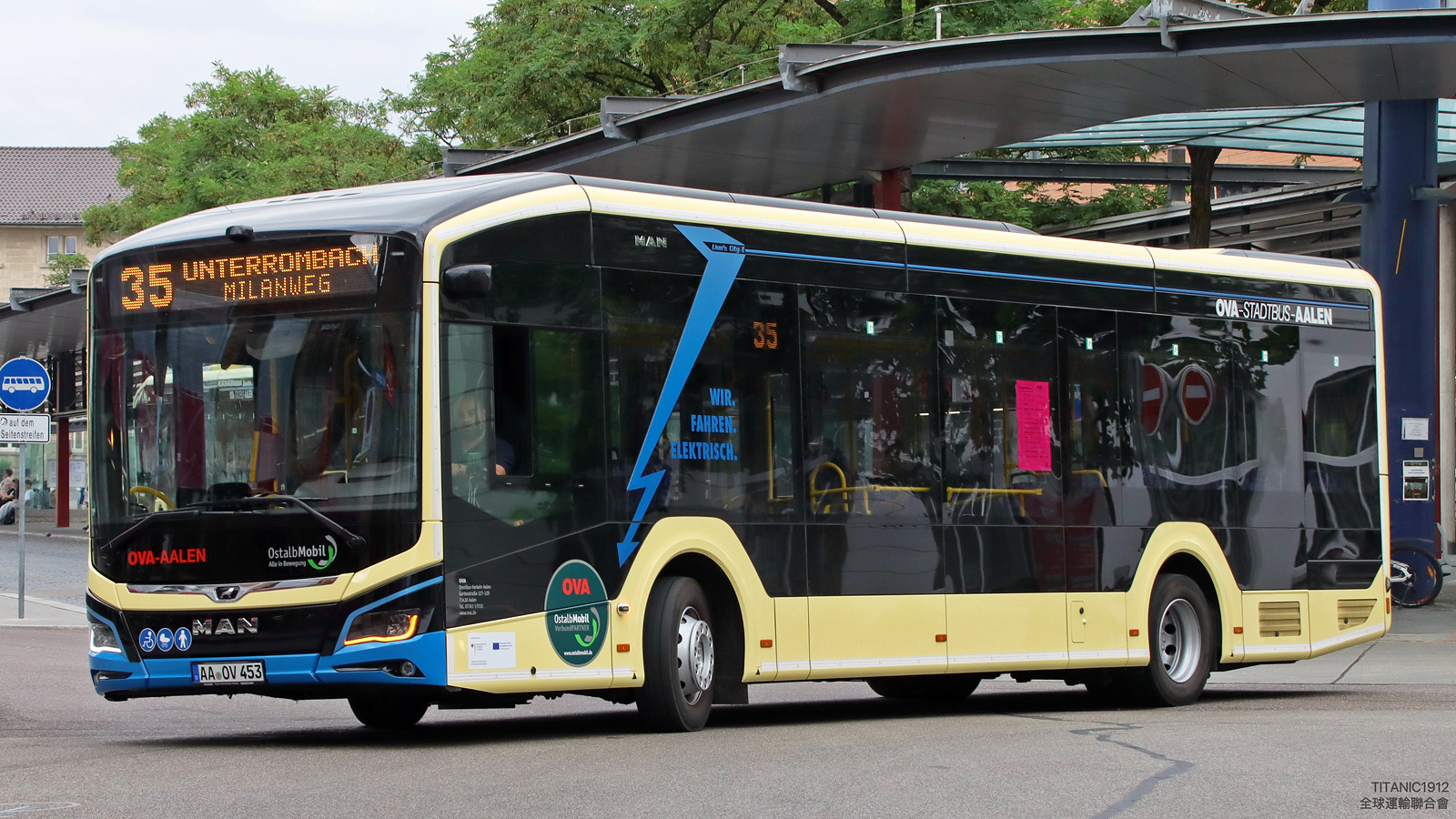 Баден-Вюртемберг, MAN 12C Lion's City 12 E NL326 № AA-OV 453