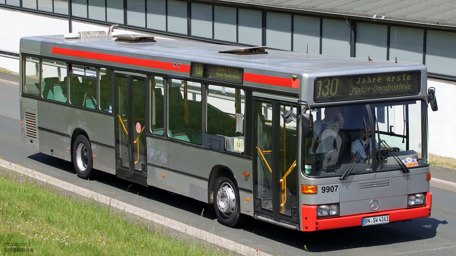 Северный Рейн-Вестфалия, Mercedes-Benz O405N2 № 9907; Северный Рейн-Вестфалия — 130 лет с запуска первого в мире автобусного маршрута