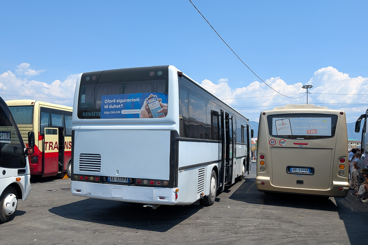 Албания, Renault Ares № AA-835PA; Албания, Sitcar Beluga 2 № AB-119HA