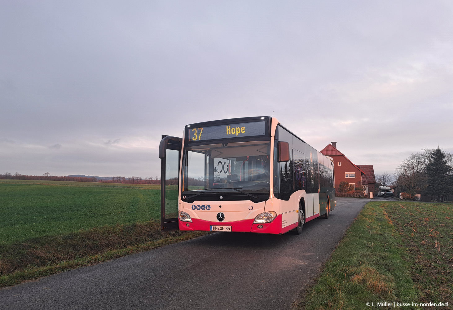 Нижняя Саксония, Mercedes-Benz Citaro C2 hybrid № 85