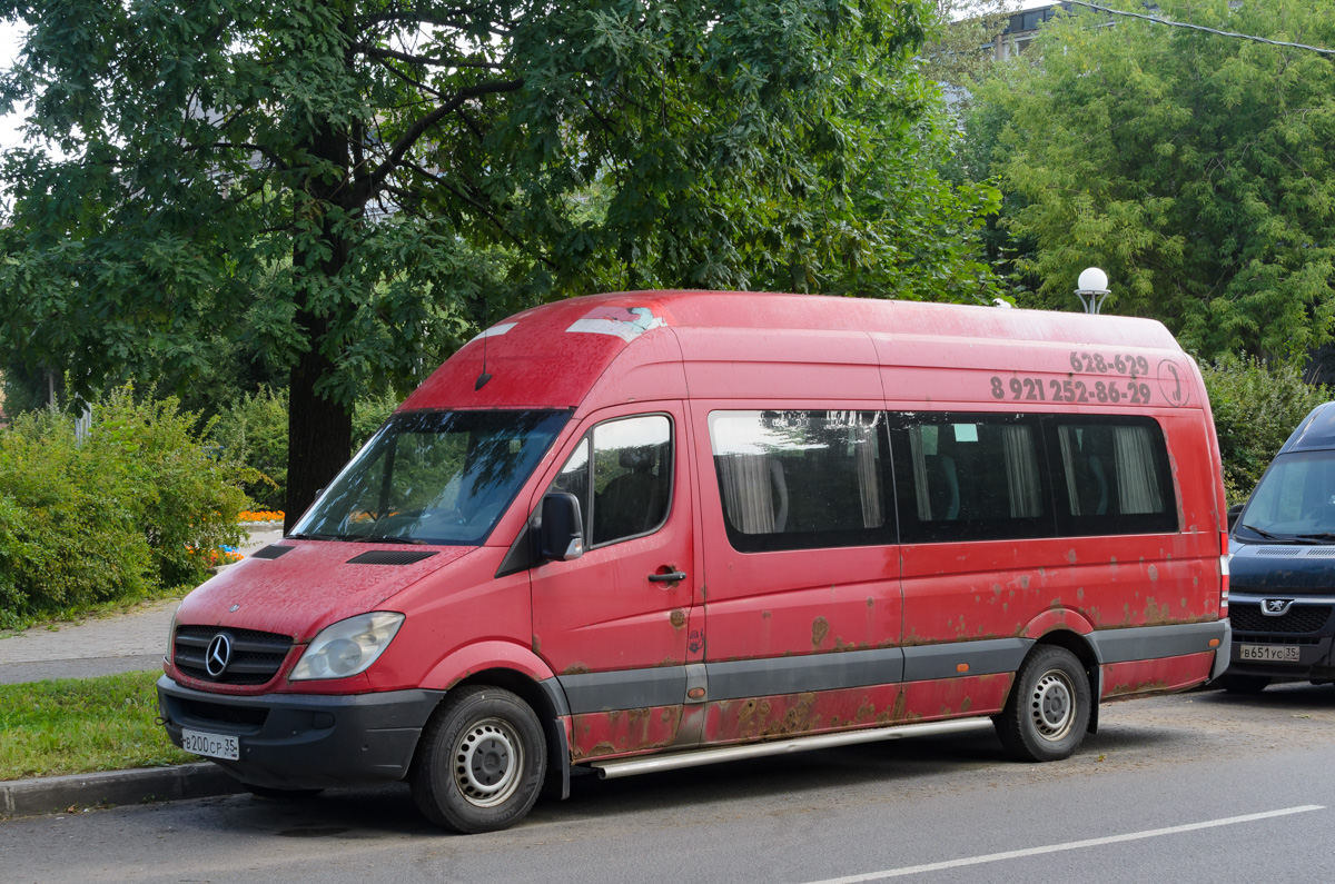 Вологодская область, Mercedes-Benz Sprinter W906 315CDI № В 200 СР 35
