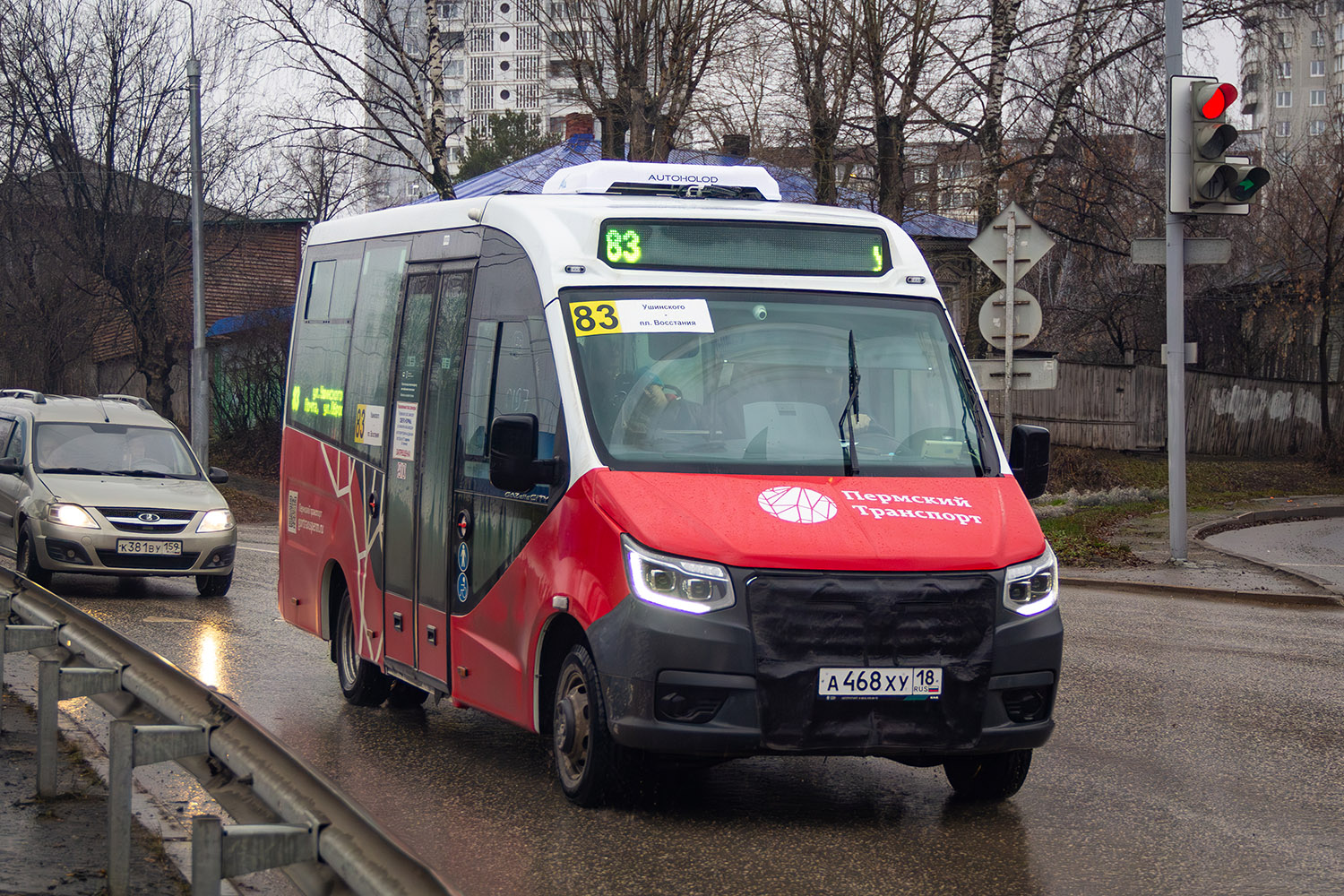 Пермский край, ГАЗ-A68R52 City № А 468 ХУ 18