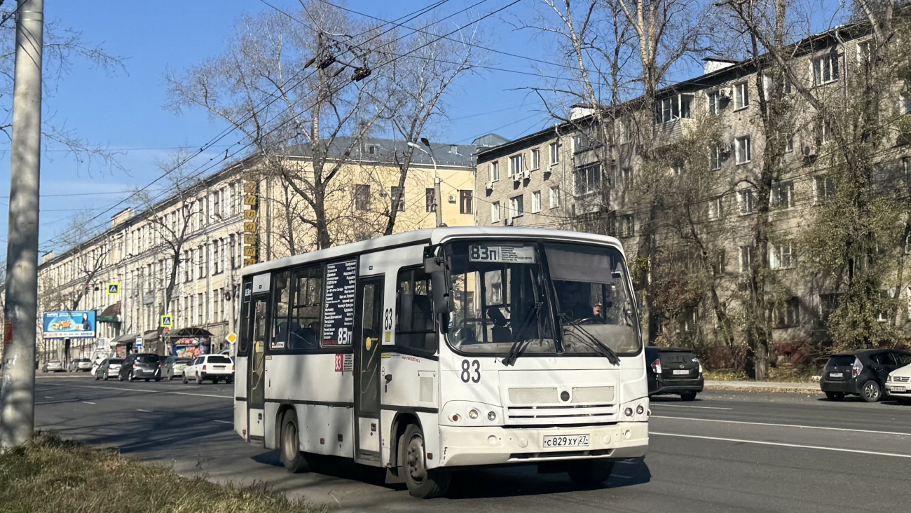 Хабаровский край, ПАЗ-320402-05 № С 829 ХУ 27