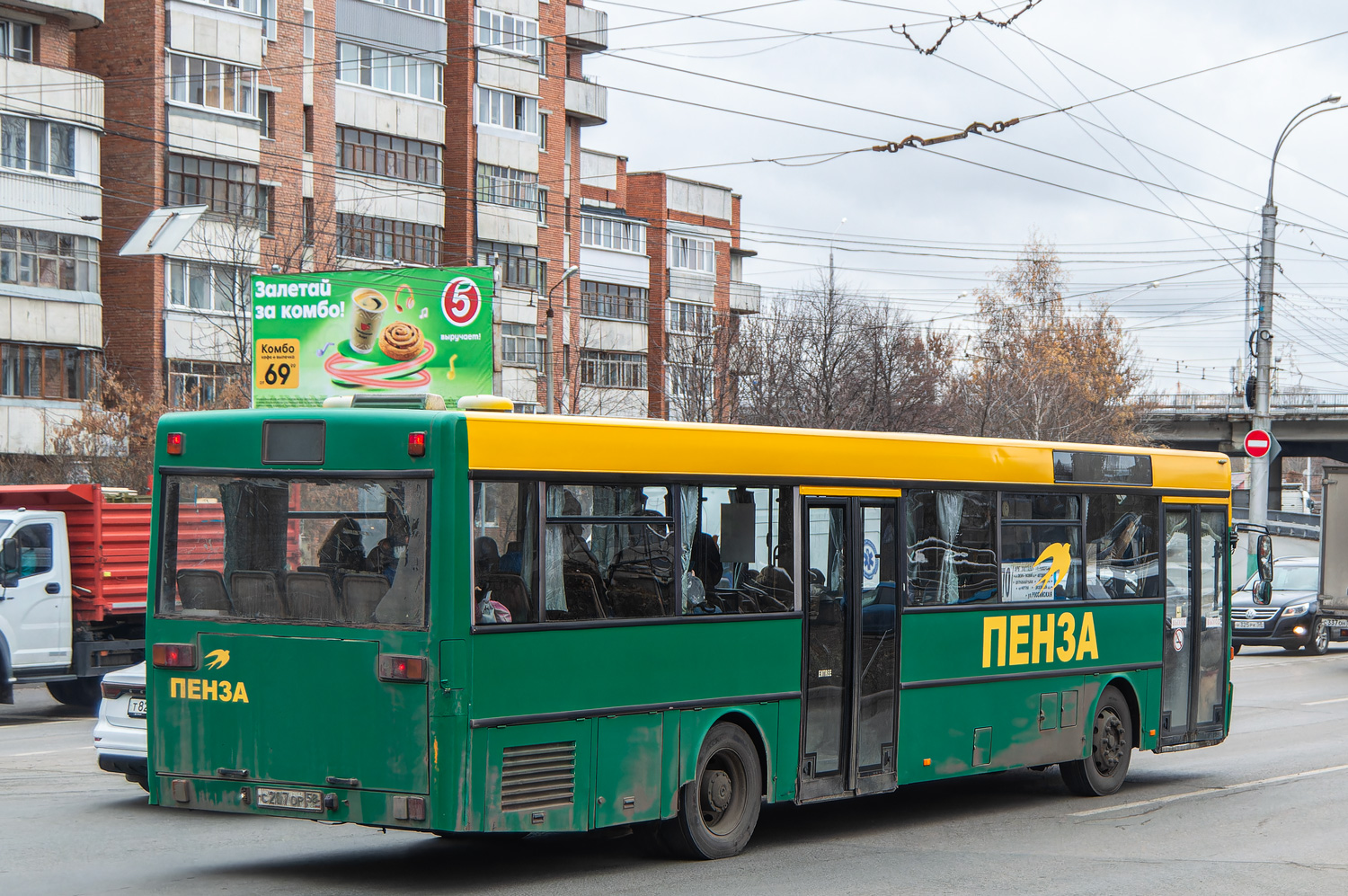 Пензенская область, Mercedes-Benz O405 № С 207 ОР 58